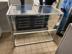 Plexi-Glass Lab Enclosure, with Frame (LOCATED IN MIDDLETOWN, N.Y.)-FOR PACKAGING & SHIPPING