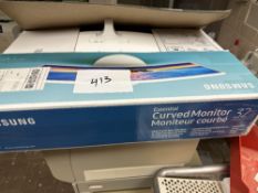 Samsung C32F391FWN 32in LED Curved Monitor (LOCATED IN MIDDLETOWN, N.Y.)-FOR PACKAGING & SHIPPING