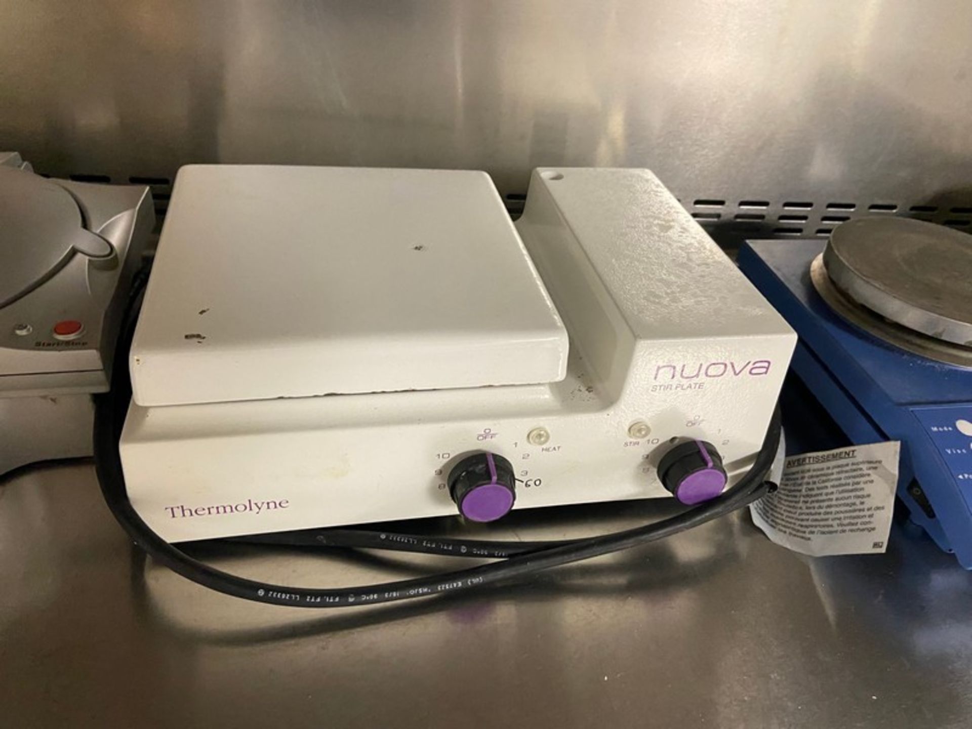 Thermolyne Nuova Stir Plate, with Power Cord (LOCATED IN MIDDLETOWN, N.Y.)-FOR PACKAGING &