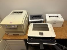 4 Printers/ Scanner: Assorted (LOCATED IN MIDDLETOWN, N.Y.)-FOR PACKAGING & SHIPPING QUOTE, PLEASE