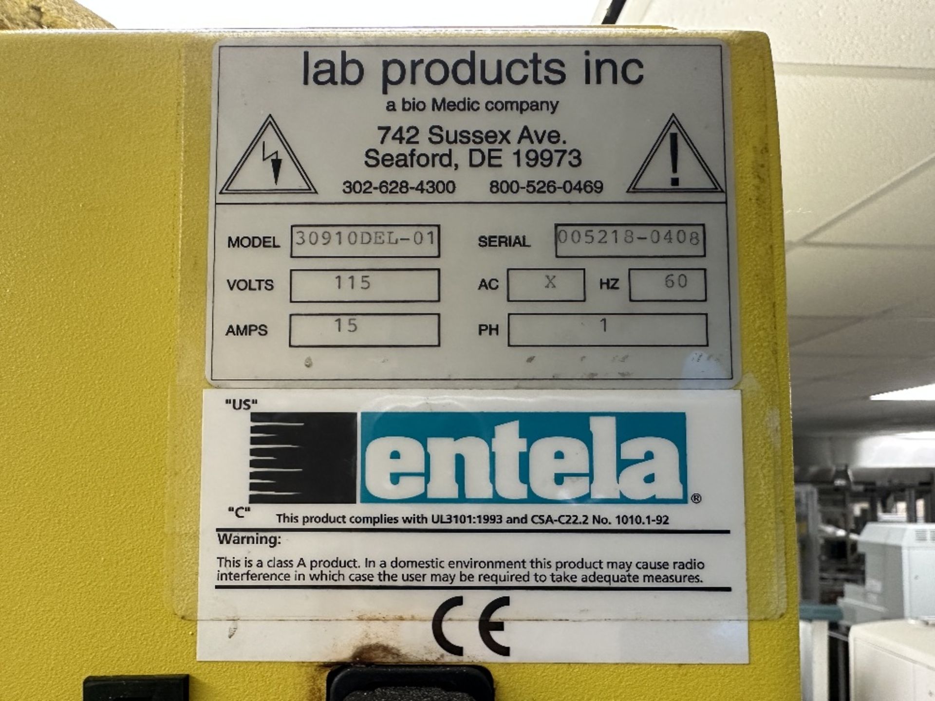 LAB PRODUCTS INC LF/B 30910DEL Portable Stay-Clean Cabinet (LOCATED IN MIDDLETOWN, N.Y.)-FOR - Image 5 of 5