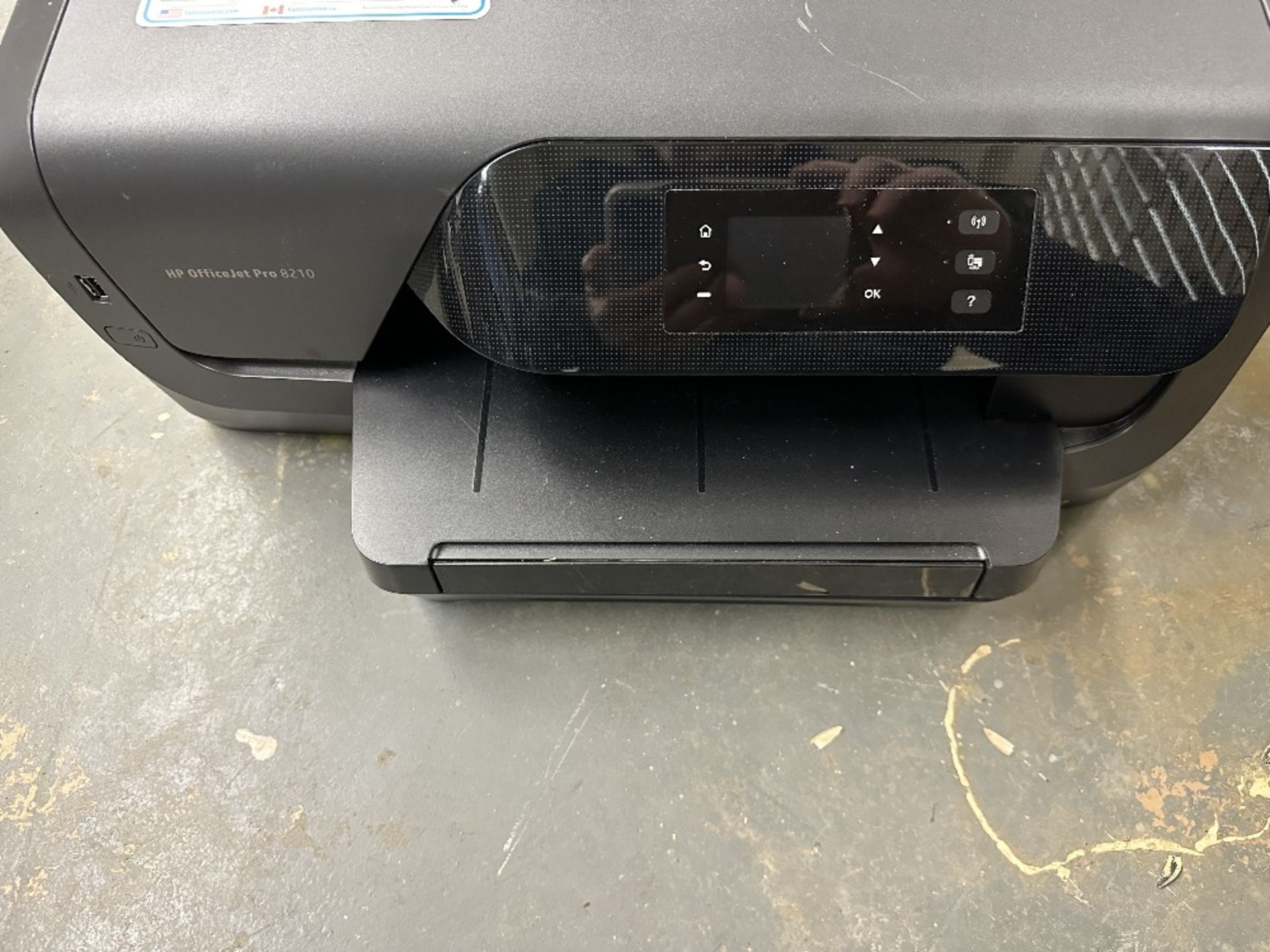 Printer: HP OfficeJet Pro 8210 Color (LOCATED IN MIDDLETOWN, N.Y.)-FOR PACKAGING & SHIPPING QUOTE,