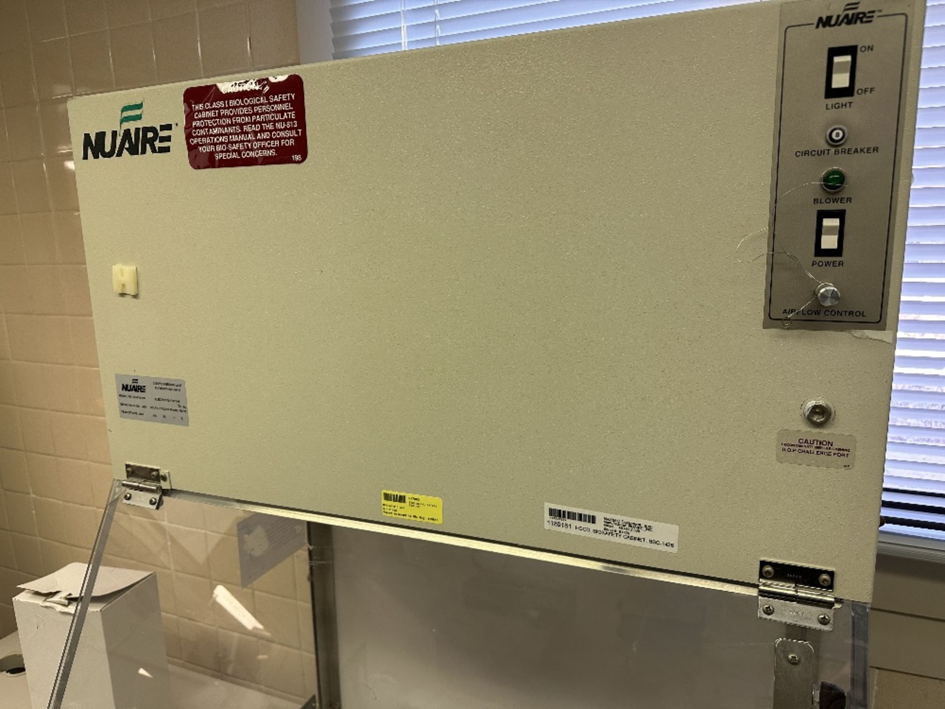 Nuaire NU-813 Containment Ventilated Enclosure (LOCATED IN MIDDLETOWN, N.Y.)-FOR PACKAGING & - Image 2 of 4