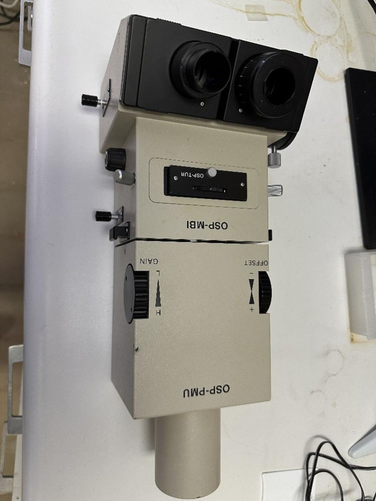 Olympus Micrpscope OSP-PMU & OSP-MBI (LOCATED IN MIDDLETOWN, N.Y.)-FOR PACKAGING & SHIPPING QUOTE,