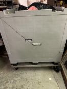 Large Rolling Tub 44x48x54h (LOCATED IN MIDDLETOWN, N.Y.)-FOR PACKAGING & SHIPPING QUOTE, PLEASE