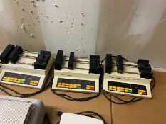 (3) Harvard Apparatus Dual Syringe Infusion Pumps (LOCATED IN MIDDLETOWN, N.Y.)-FOR PACKAGING &