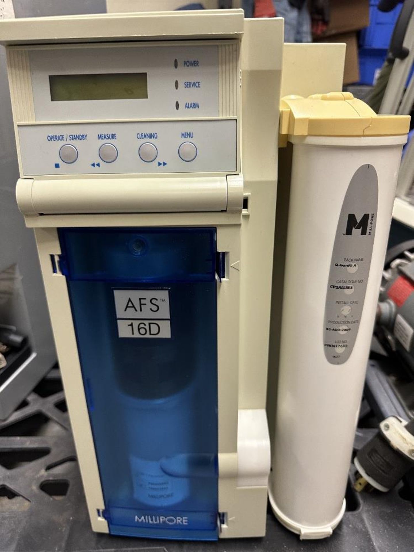 MilliPore AFS 16D Water Purification System (LOCATED IN MIDDLETOWN, N.Y.)-FOR PACKAGING & SHIPPING