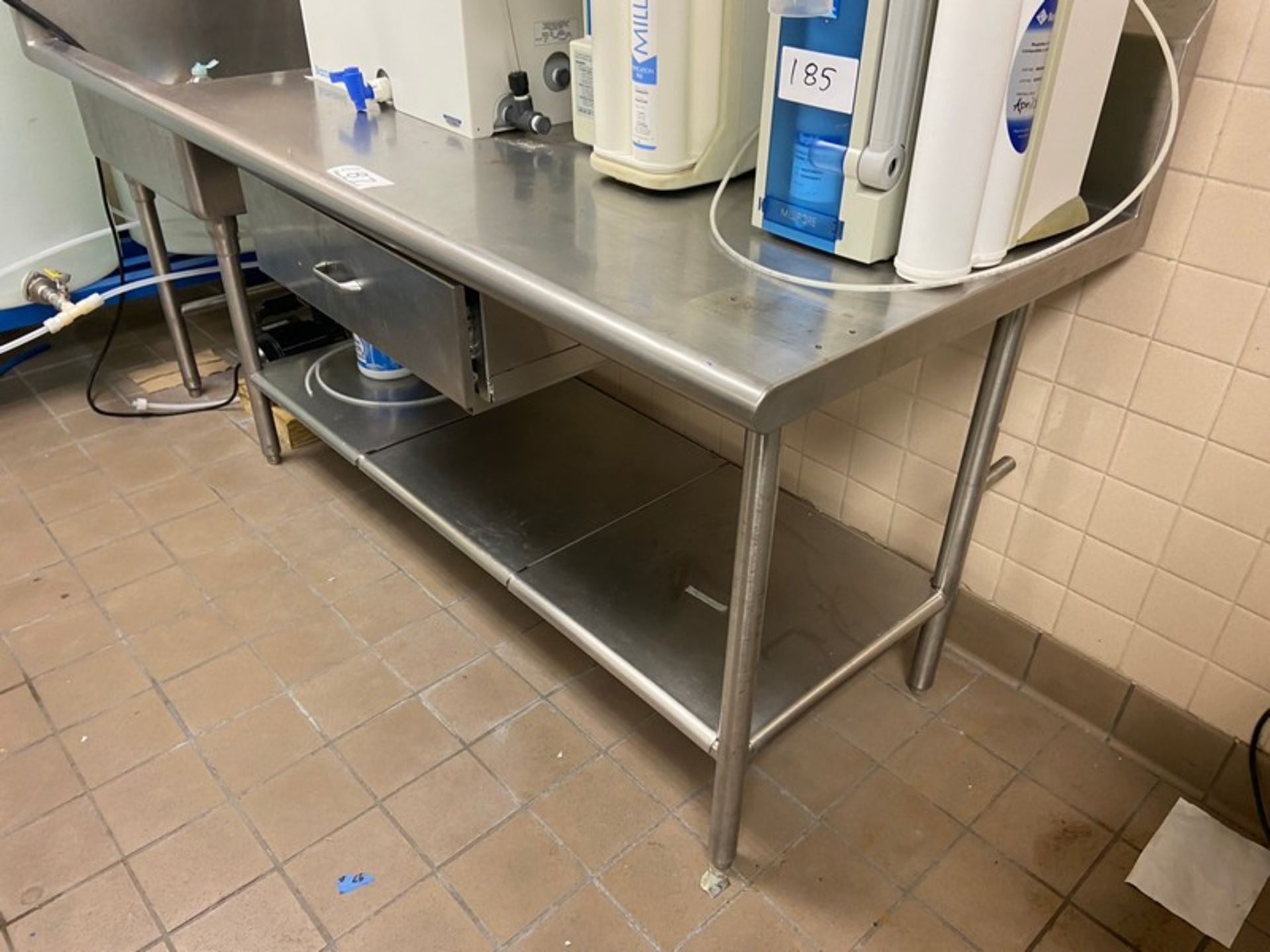 S/S Sink with S/S Counter, with S/S Bottom Shelf (LOCATED IN MIDDLETOWN, N.Y.)-FOR PACKAGING & - Image 2 of 2