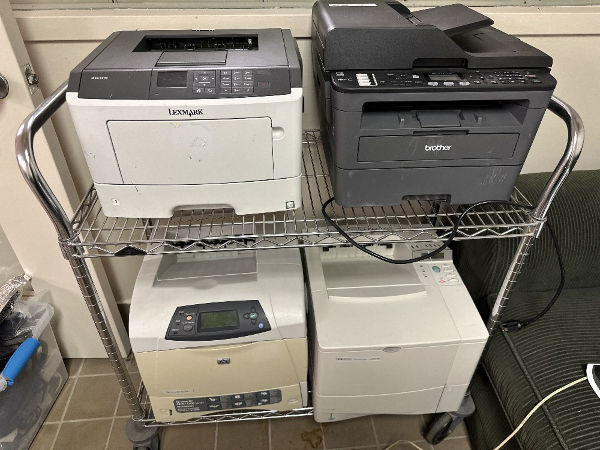 4 Printers: LaserJet Assorted (LOCATED IN MIDDLETOWN, N.Y.)-FOR PACKAGING & SHIPPING QUOTE, PLEASE
