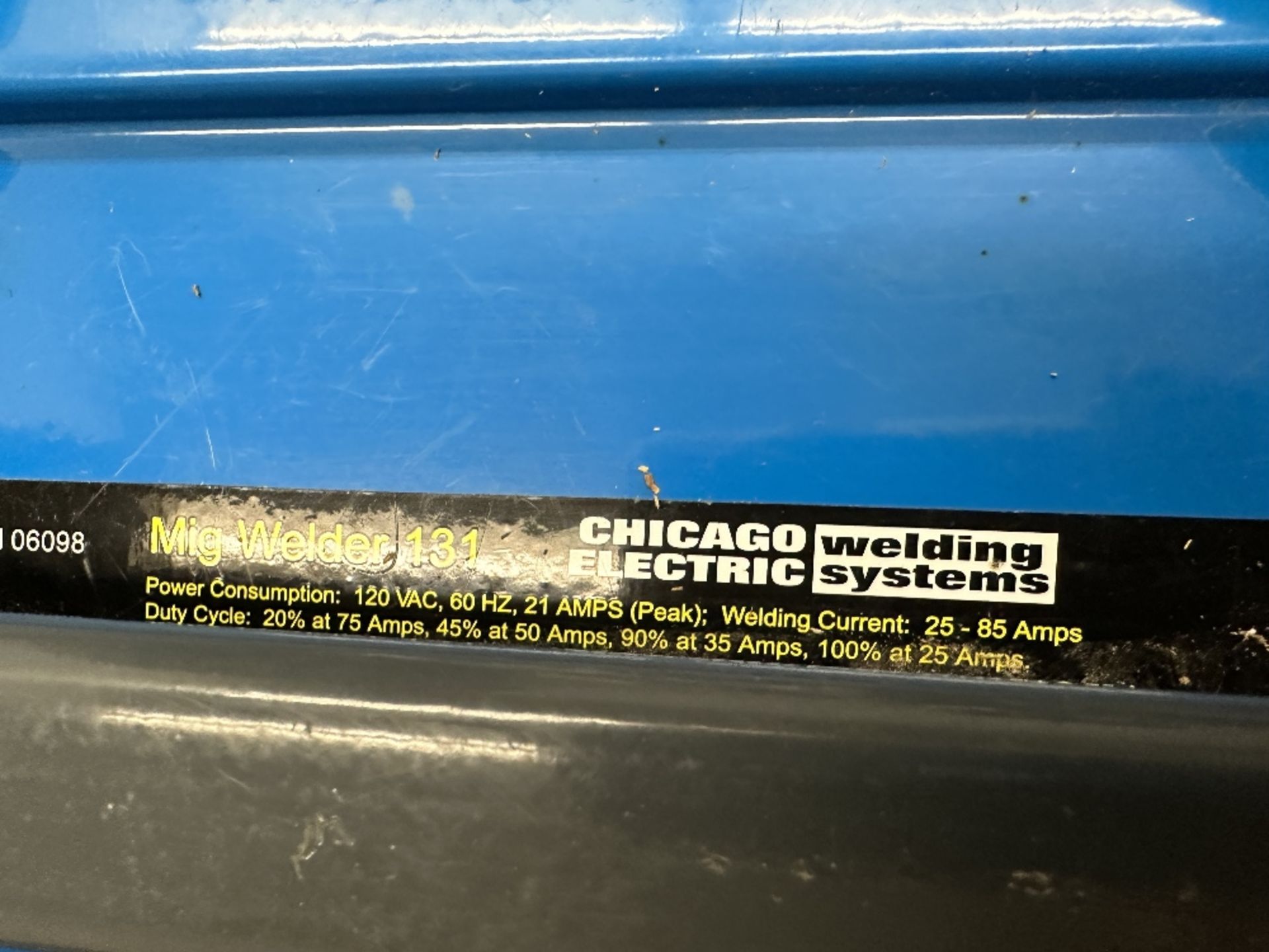 Chicago Electric Dual Mig 131 Welder (LOCATED IN MIDDLETOWN, N.Y.)-FOR PACKAGING & SHIPPING QUOTE, - Image 3 of 3