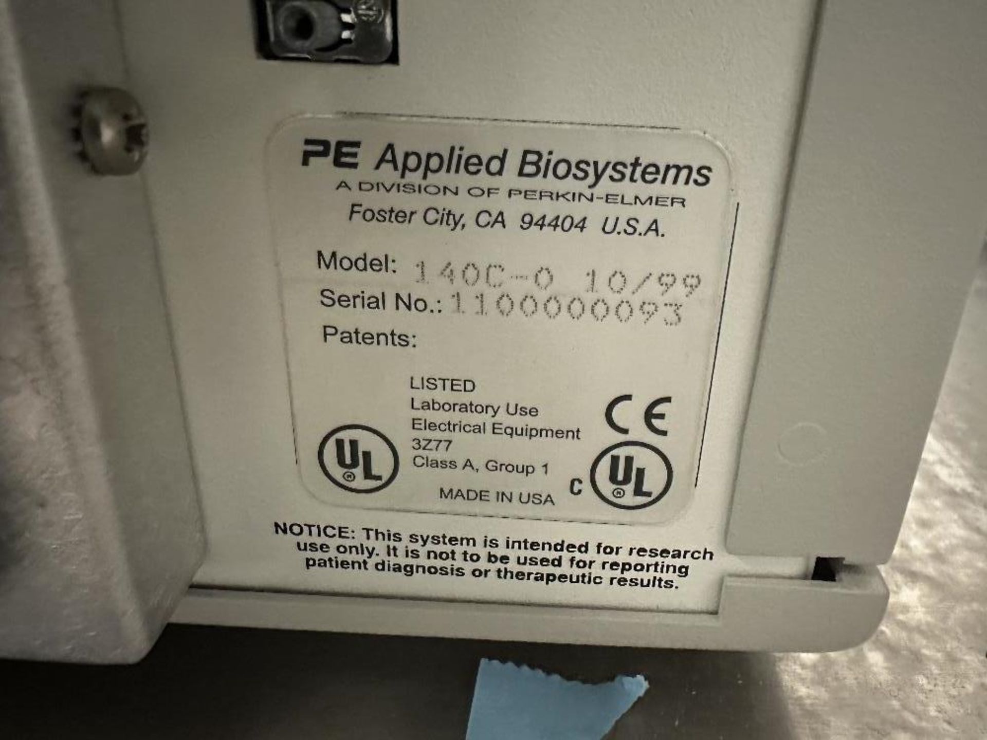 Applied BioSystems 140C Microgradient System (LOCATED IN MIDDLETOWN, N.Y.)-FOR PACKAGING & - Image 6 of 6