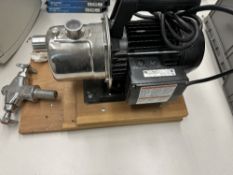 Utilitech Ut100usp SS Portable Pump (LOCATED IN MIDDLETOWN, N.Y.)-FOR PACKAGING & SHIPPING QUOTE,