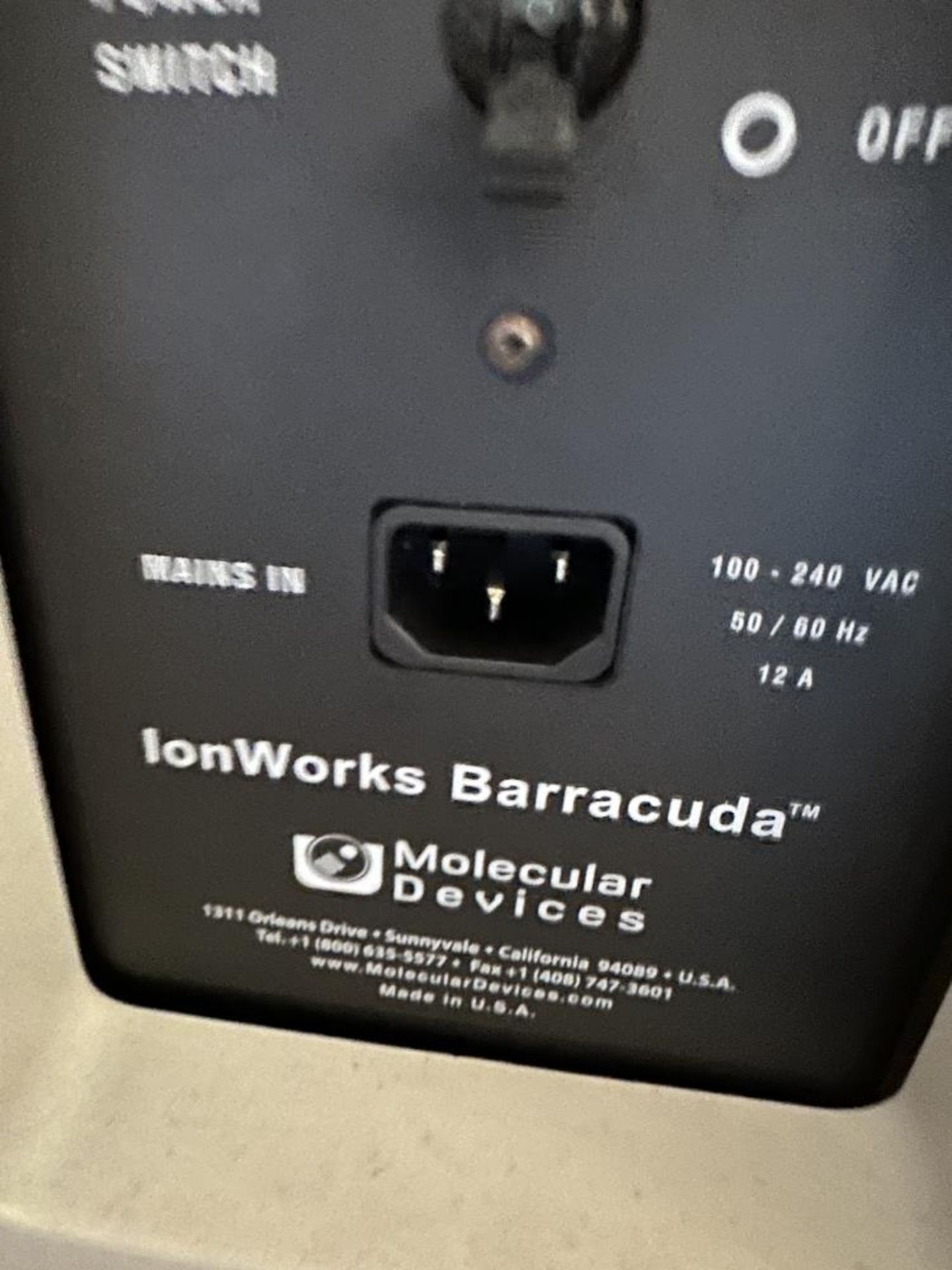 Molecular Devices IonWorks Barracuda Patch Clamp System (LOCATED IN MIDDLETOWN, N.Y.)-FOR - Image 11 of 11