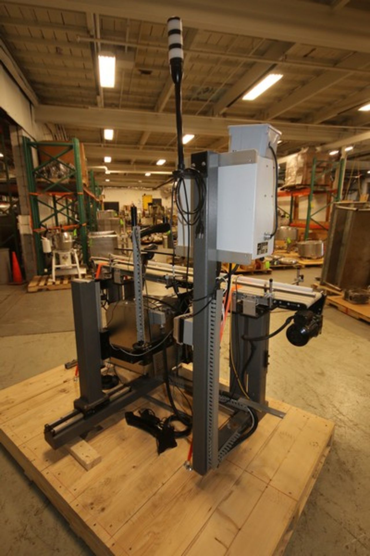 Southern California In-Line Labeler, Model PA4000, SN 317830317, with Sato S84ex Barcode Label - Image 8 of 12