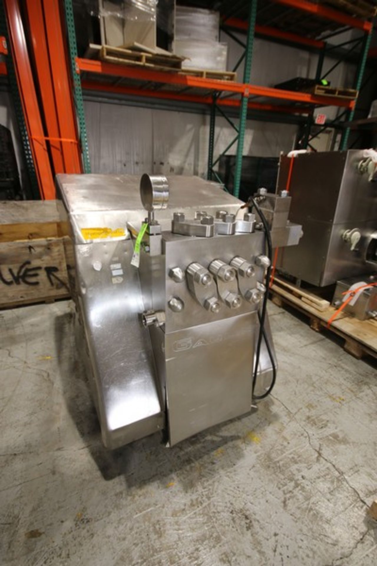 Gaulin 3 - Piston S/S Homogenizer, Model MC18, with Micro Valve (INV#96660) (Located @ the MDG