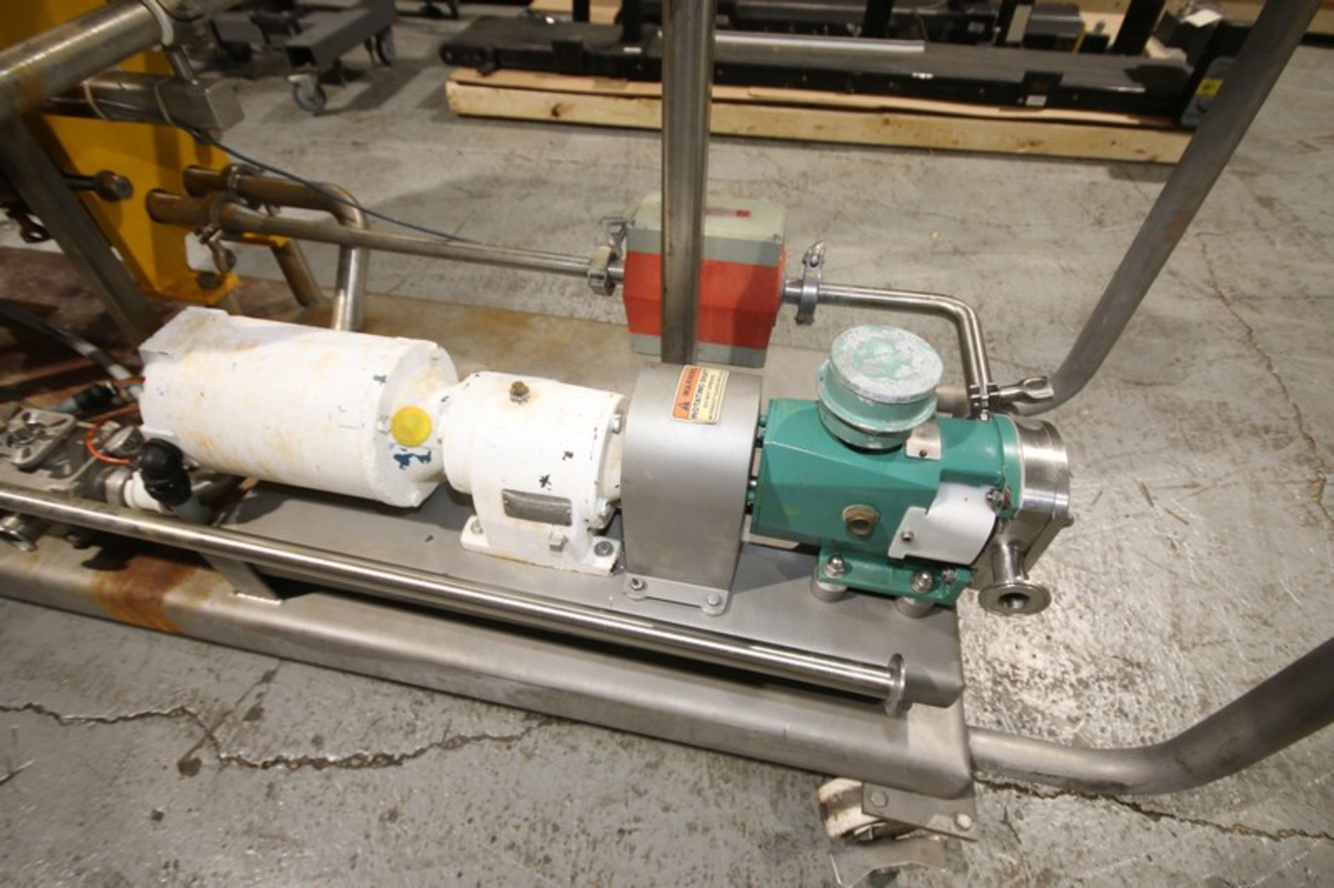 2010 Koss Skid Mounted Portable Heat Exchanger, with AGC 33" H Plate Press, Model 080-F, SN 2010115, - Image 5 of 8