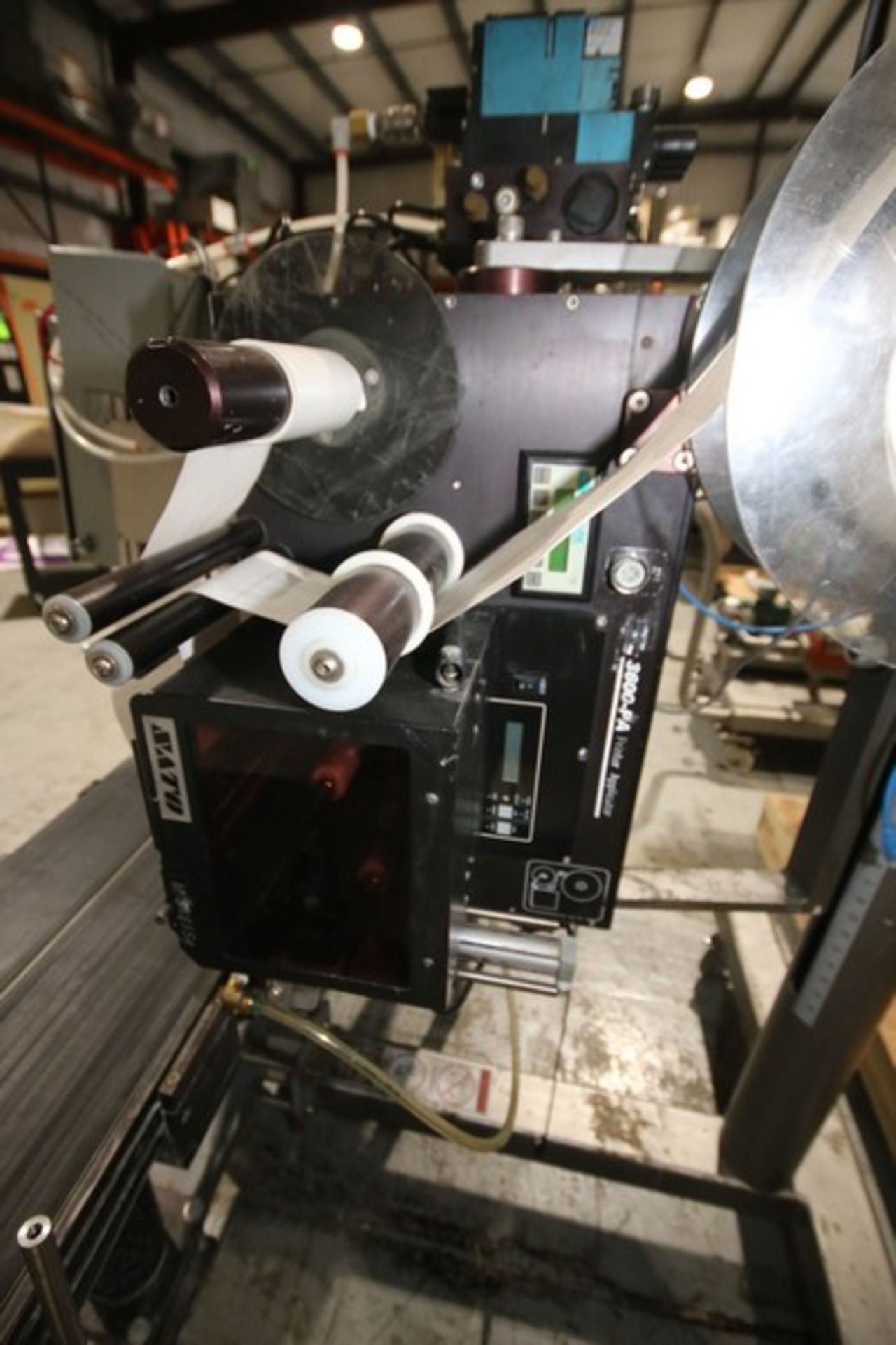 CTM In-Line Labeler, Model 3600-8485SE, SN 3600-0825-0508, with Sato m-8485SE Bar Code Printer, - Image 3 of 9