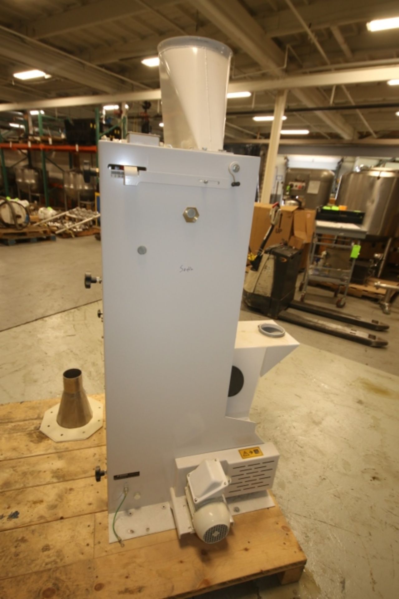 Buhler Aspirator Model MVSG 60, SN 10 526 604, Includes (2) Frame Sections, One with Air Lock and - Image 3 of 4