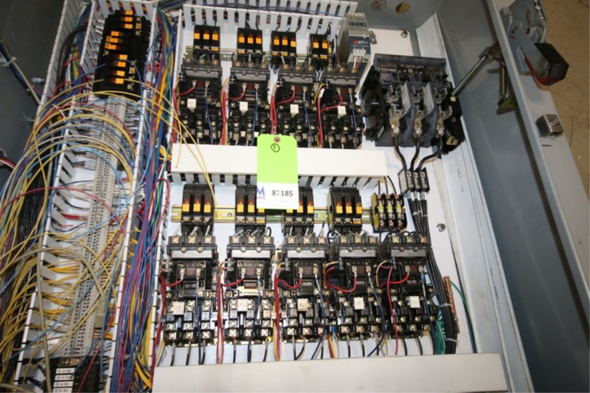 Hubbell 4' H x 3' W x 12" D Production Control Panel with Allen Bradley 10- Slot PLC Controller - Image 3 of 5
