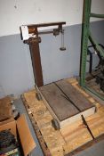 Howe Richardson XL Platform Scale (INV#77759)(Located @ the MDG Showroom - Pittsburgh, PA)(Handling,