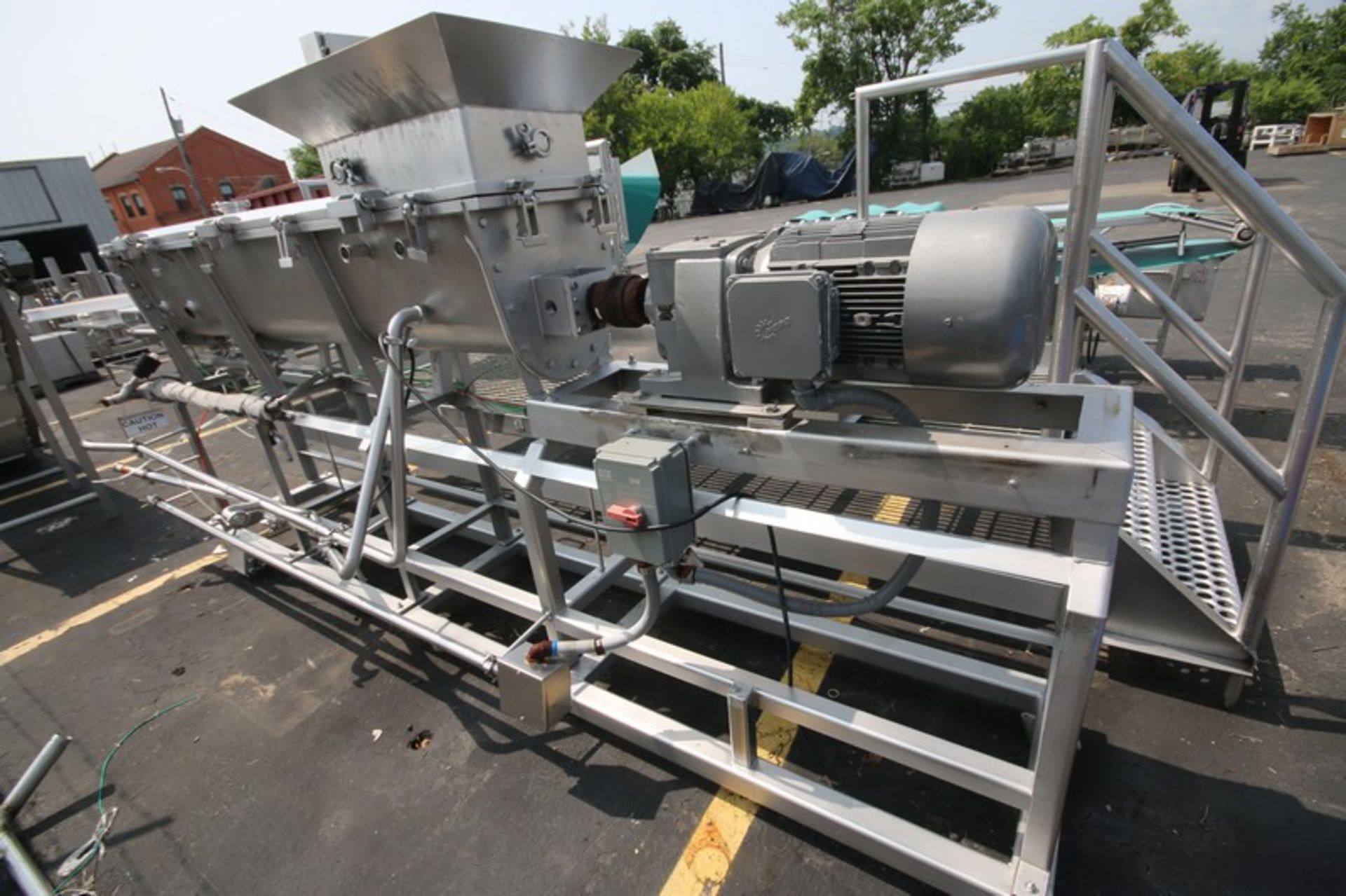 Koss S/S Cheese Cooker, SN 7S40, with 8' L x 15" W x 17" D Auger Area, 12" Auger, with Nord 20 hp - Image 8 of 14