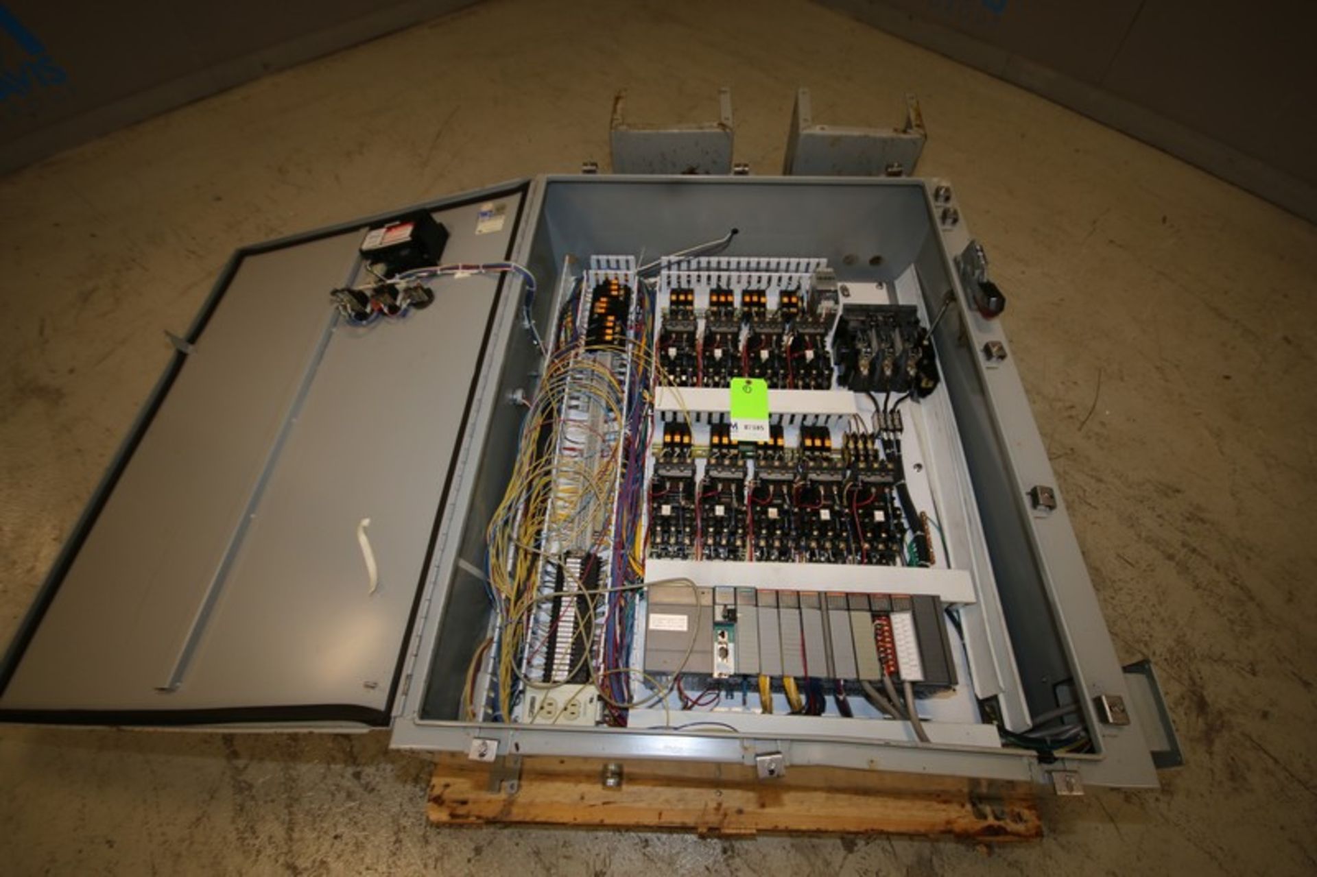 Hubbell 4' H x 3' W x 12" D Production Control Panel with Allen Bradley 10- Slot PLC Controller