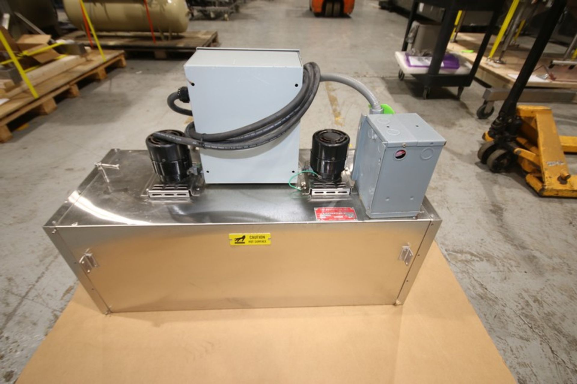 OAL 37" L S/S Shrink Heat Tunnel, Model FIRO/RE-6/9/36-6L SN 16140-1, with 6" W x 9" H Product - Image 3 of 4