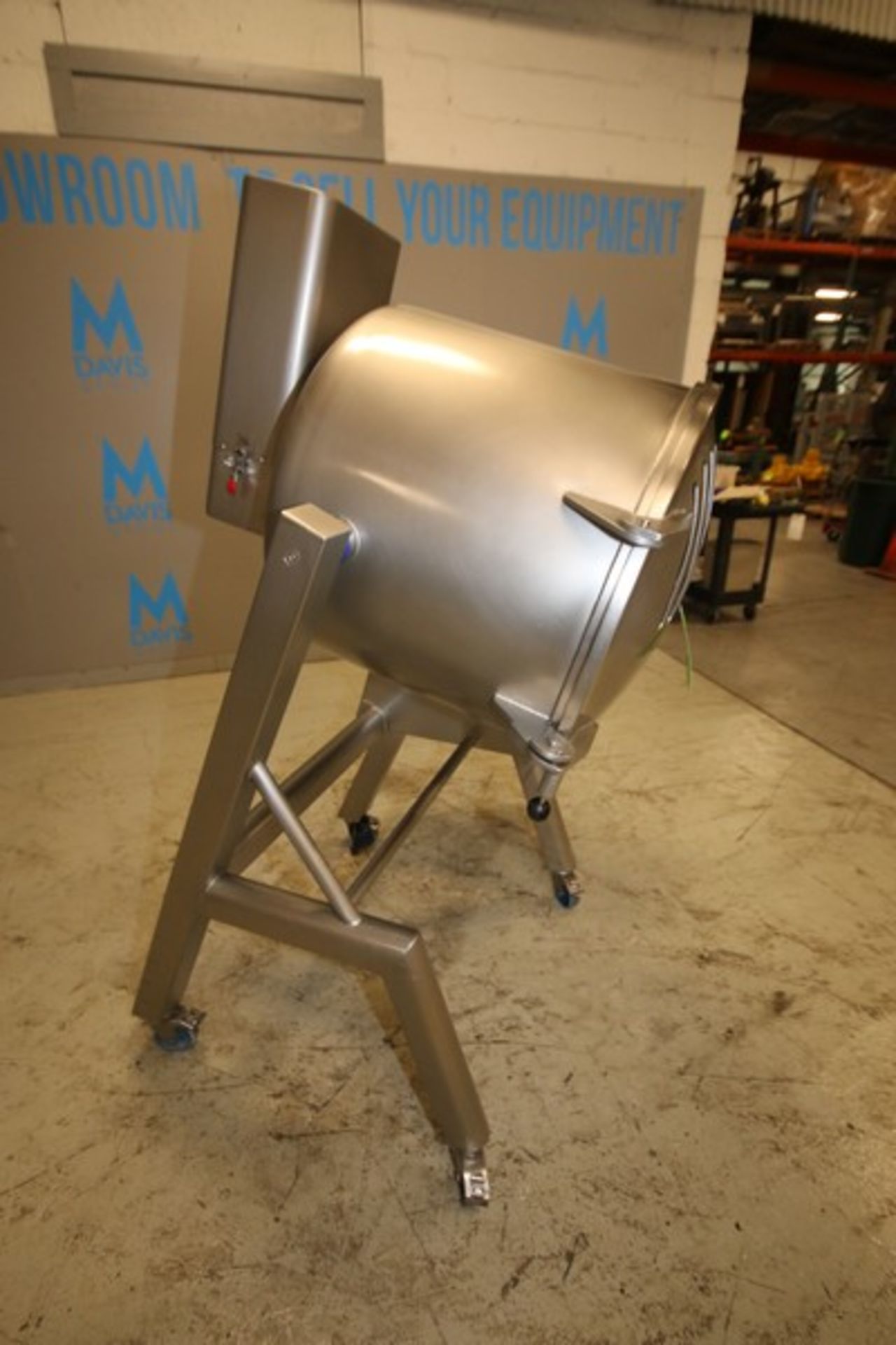 2020 Vakona, 250L Portable S/S Mixer, Model FM-250-STL, with Tilt Capability Hinged Lid & - Image 3 of 8