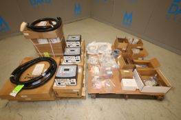 Assortment of NIB Valco Hot Melt Gluer Parts, Including (6) Hoses PN 780XX413, 780XX415, (3)