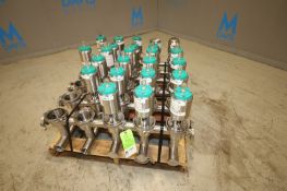 Tri Clover 2.5" (30) Valve S/S Air Valve Cluster, with Model 761 & 361 Valves (INV#69876) (Located @