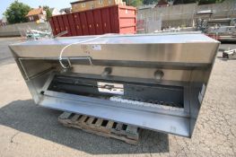 Captiveaire 8' L x 42" W x 24" D S/S Exhaust Hood, Model 4224T-R (INV#96695) (Located @ the MDG