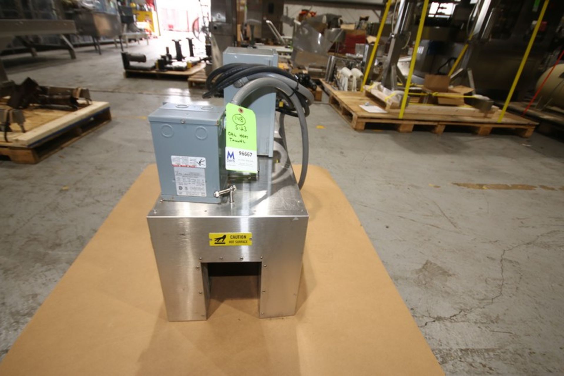 OAL 37" L S/S Shrink Heat Tunnel, Model FIRO/RE-6/9/36-6L SN 16140-1, with 6" W x 9" H Product - Image 2 of 4