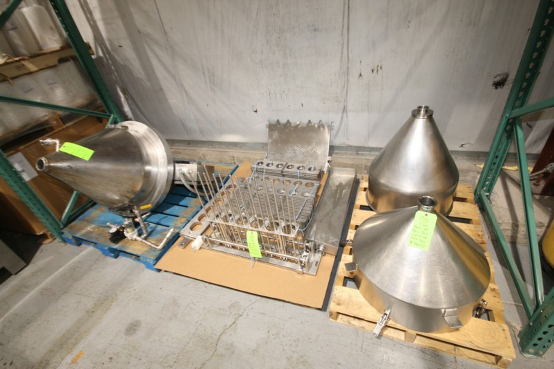 2008 PAC Tec 4 - Wide S/S Cup Filler, SN 2201, with 4 1/4" W Change Parts, Cup Inserter, Tamper - Image 12 of 13