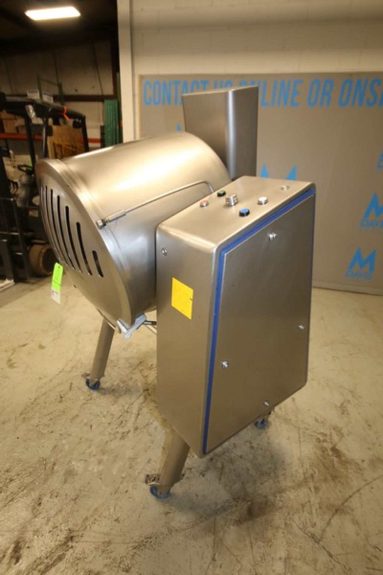 2020 Vakona, 250L Portable S/S Mixer, Model FM-250-STL, with Tilt Capability Hinged Lid & - Image 6 of 8