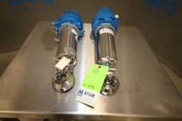 Lot of (2) GEA S/S Pneumatic Butterfly Valves (INV#87108)(Located @ the MDG Auction Showroom in
