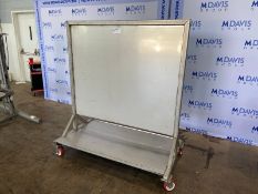 S/S Shields,Overall Dims.: Aprox. 60" L x 32" W x 68" H, Mounted on S/S Portable Frame (INV#