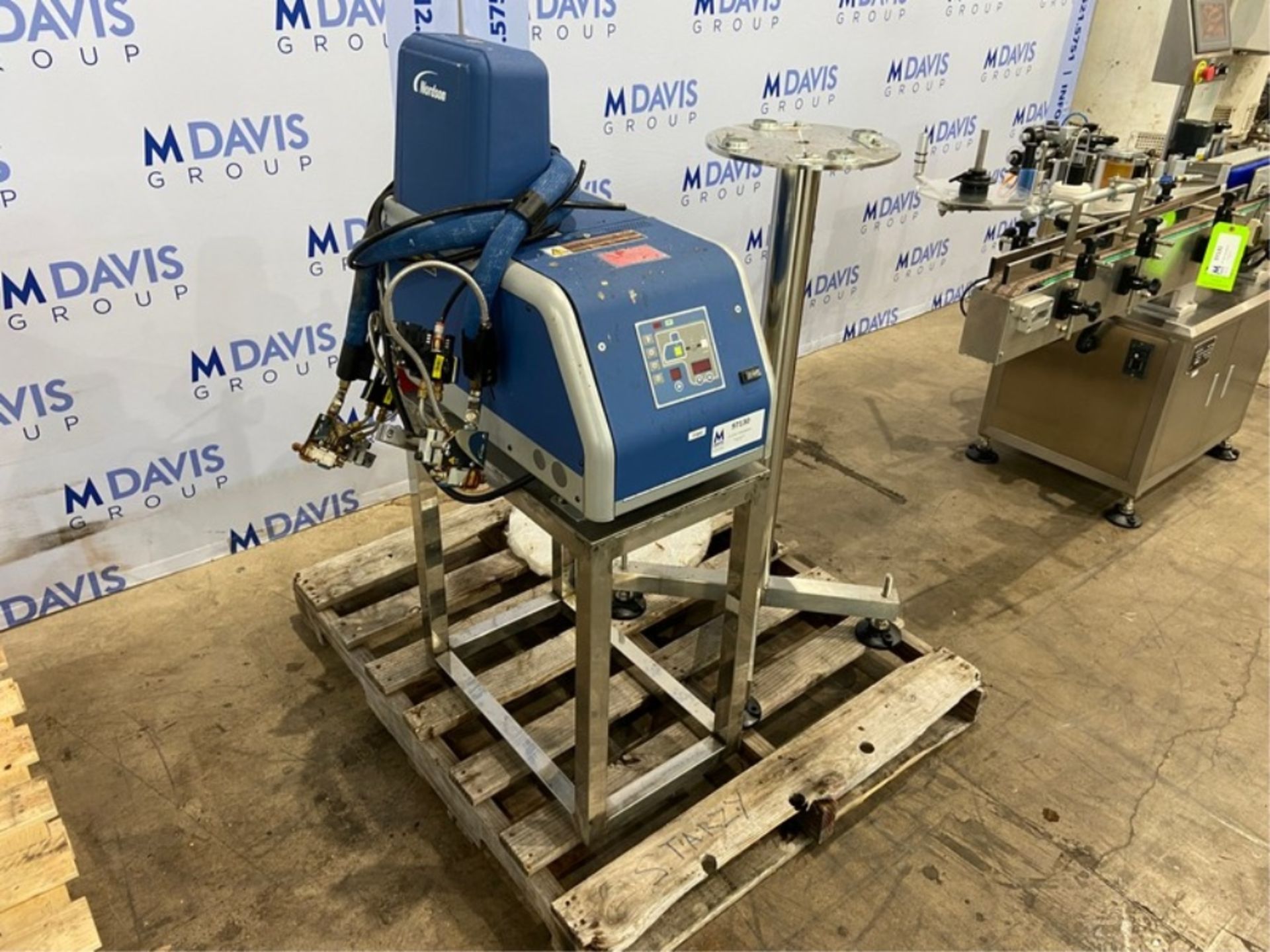Nordson GluePot,M/N MESA6, S/N SA16G16694, Mounted on S/S Frame, with S/S Stand (INV#97130) (Located