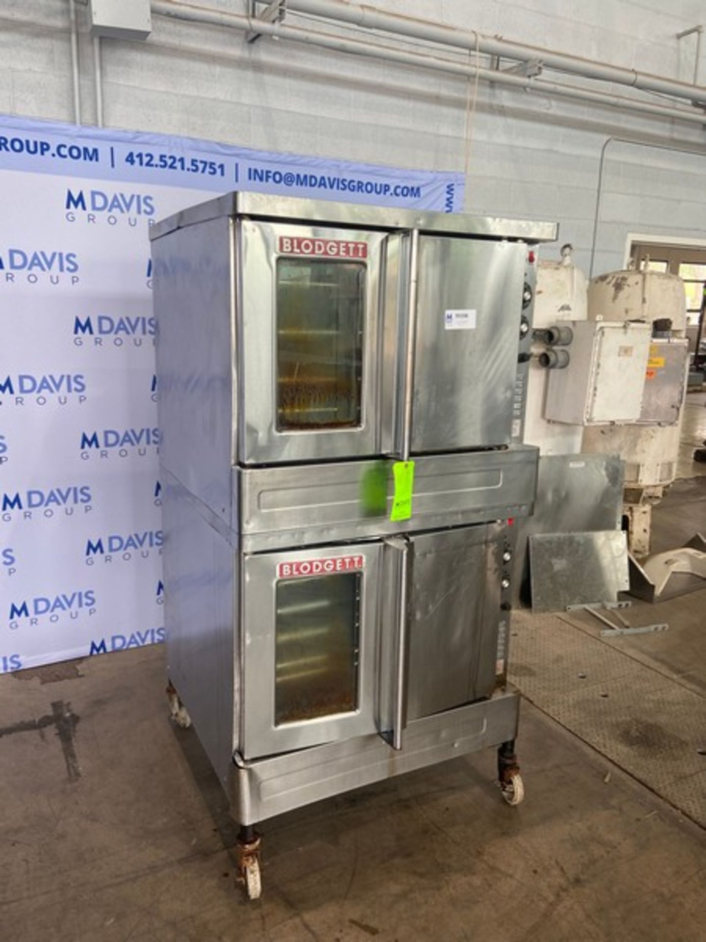 Blodgett Double Decker Oven,with Double Doors, Mounted on Casters (INV#95598)(Located @ the MDG