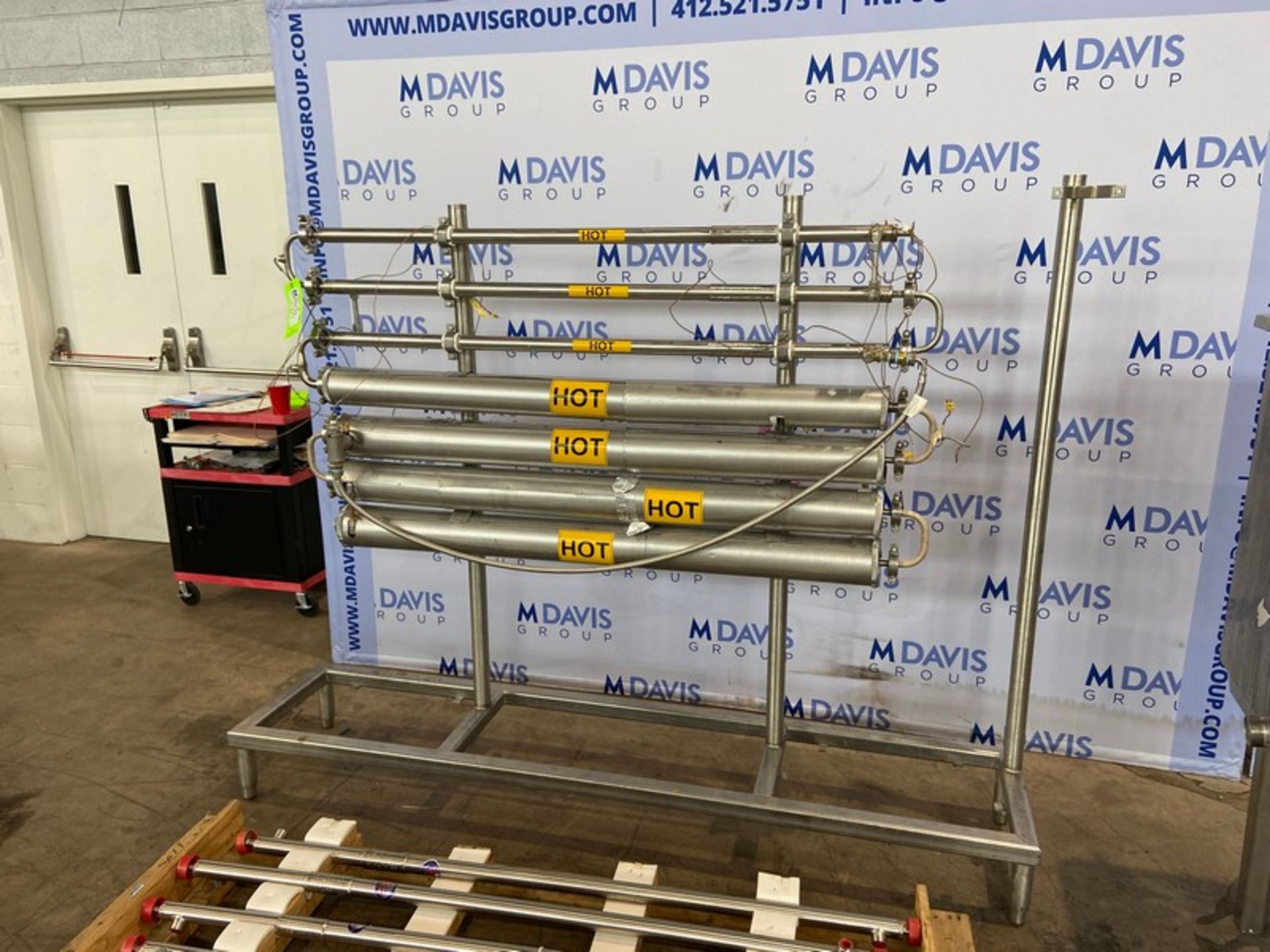 Heat Exchanger System,with Single Wall S/S Tub, Internal Dims.: Aprox. 10 ft. L x 28-1/2 In. W x - Bild 4 aus 9