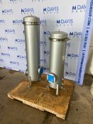 (2) S/S Funke Filters Inc. Filters,Max. PSIG: 150 PSI, Overall Dims.: Aprox. 36" Tall x 46" Tall,