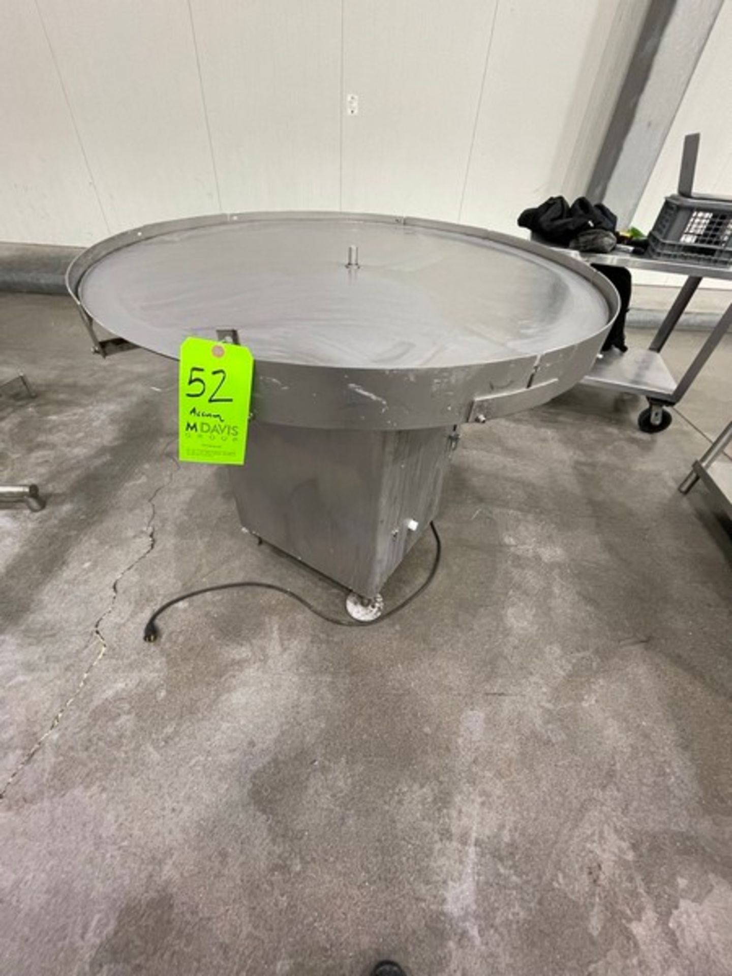COZZOLI ROTARY ACCUMULATION / PACK OFF TABLE, S/N AT42-574, APPROX. 42" W (YOG52) (INV#84337)( - Image 2 of 10
