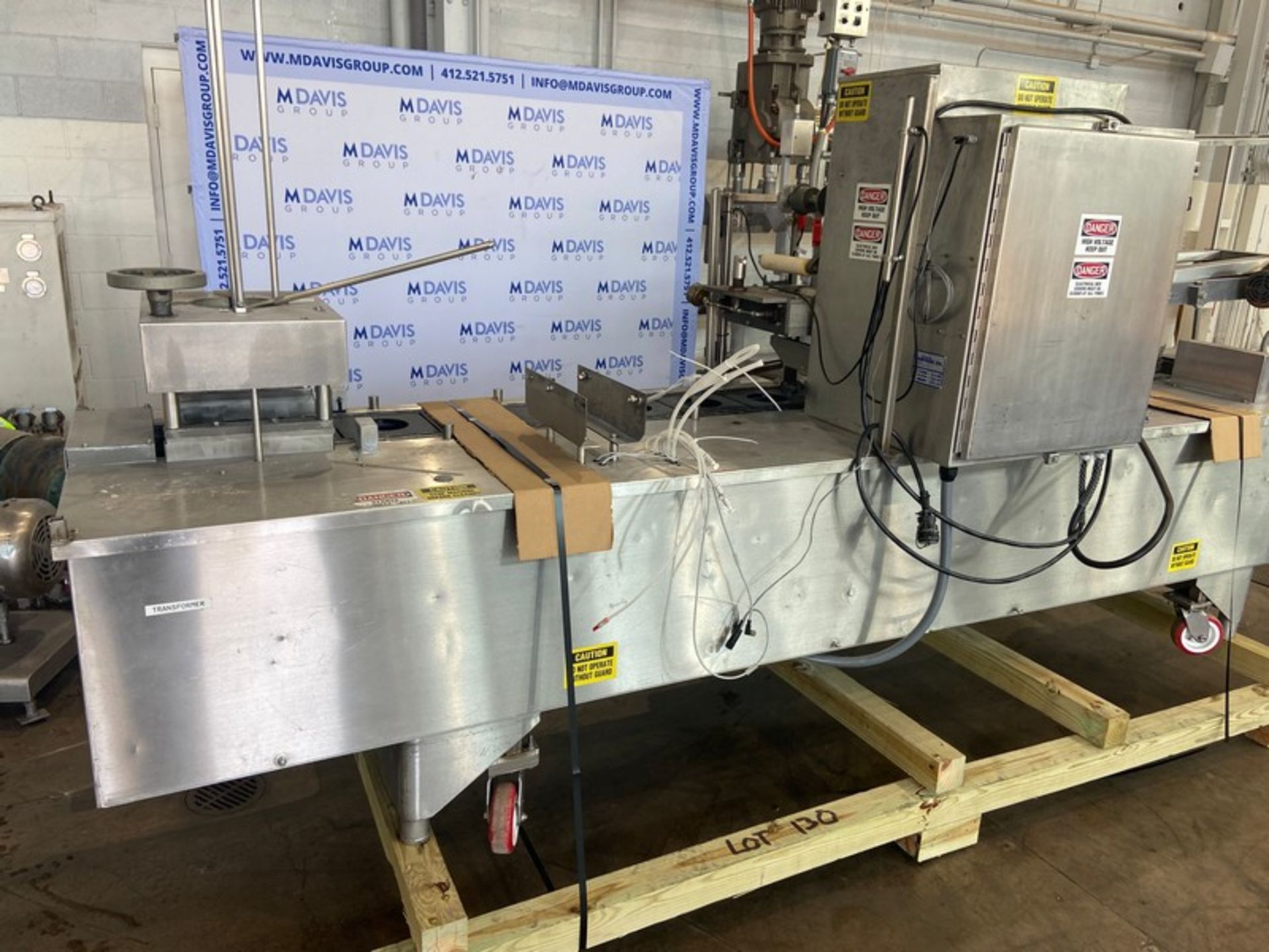 HOLMATIC BULK FILLER, MODEL PR-1-S, S/N 359130, FILLS 5LB AND 40 OZ, TWO SIZE CUPS 513 AND 502 MM, - Image 5 of 20