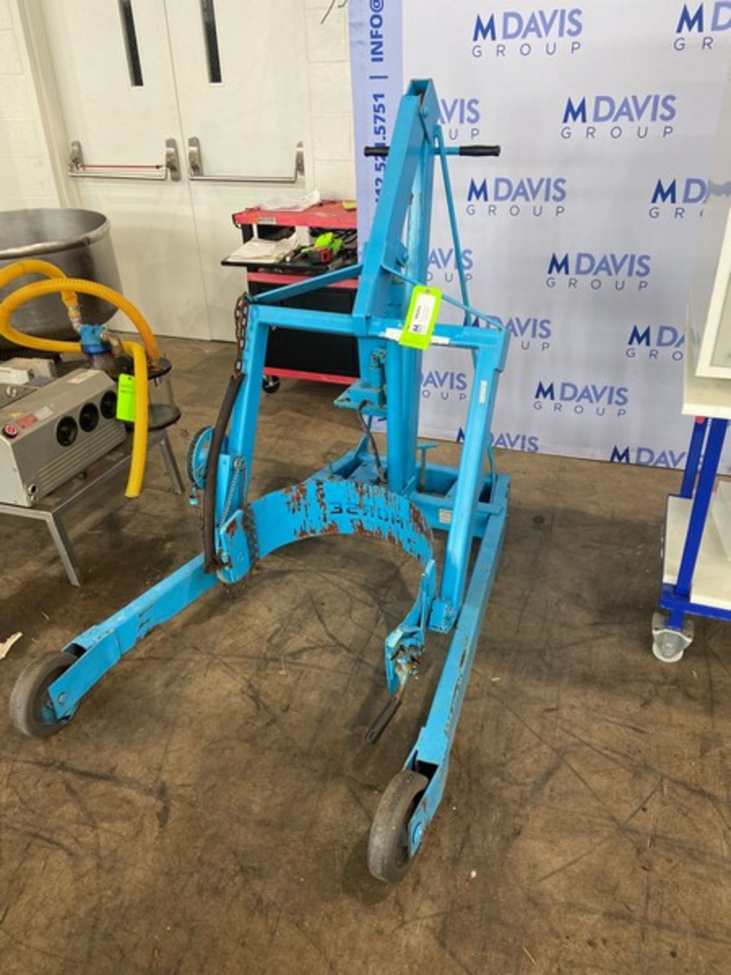 Moose 800 lb. Capacity Barrel Lift, M/N A72, S/N 0288, Mounted on Wheels (INV#99391) (Located @ - Image 2 of 6