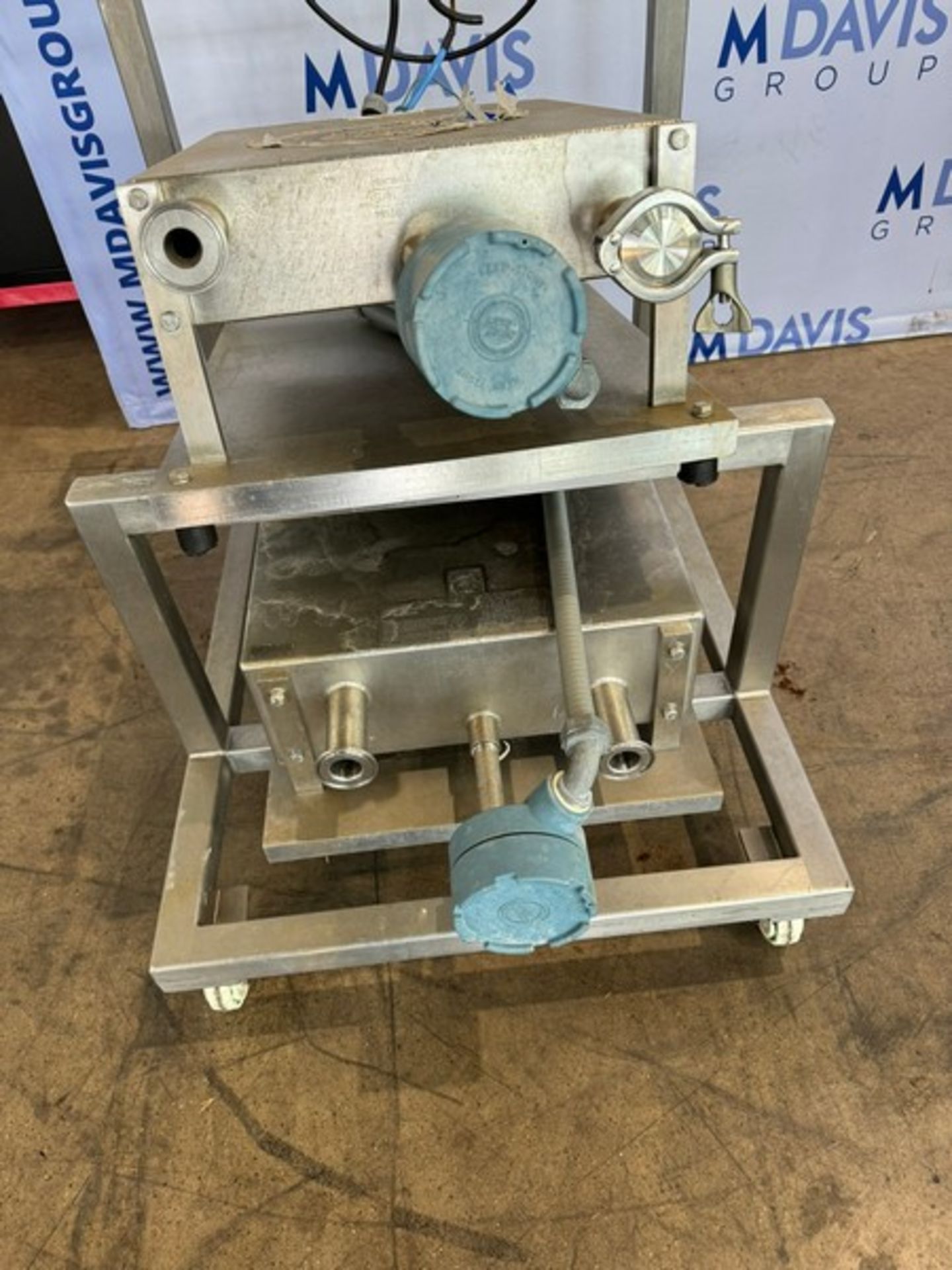 (2) Micro-Motion S/S Flow Meters, with S/S Inlet/Outlet Ports, Mounted on S/S Portable Frame(INV# - Image 6 of 8