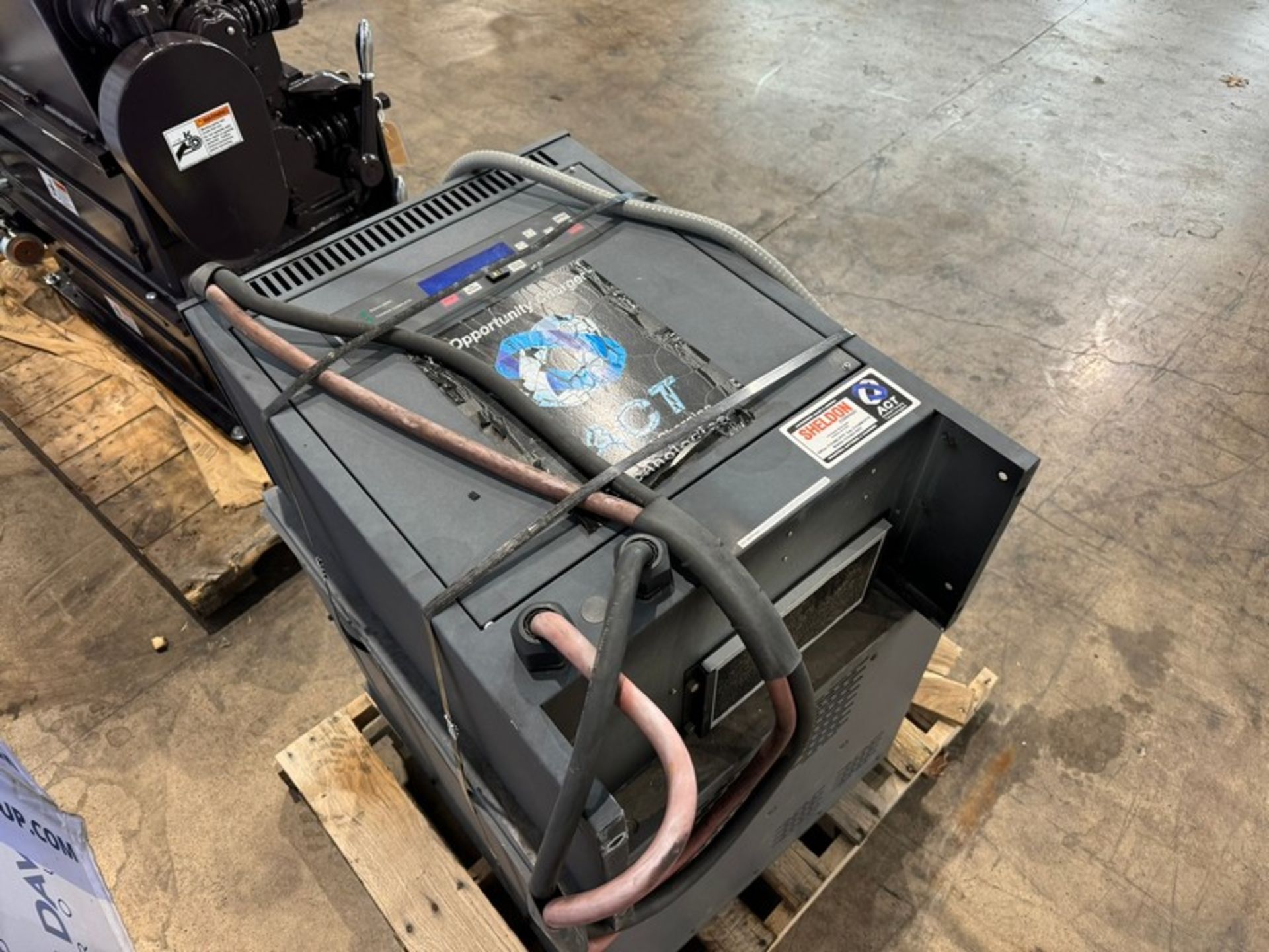 (1) The General Forklift Battery Charger, M/N MX3-12-865, S/N FF14045, with Red Connection (1) - Image 7 of 15