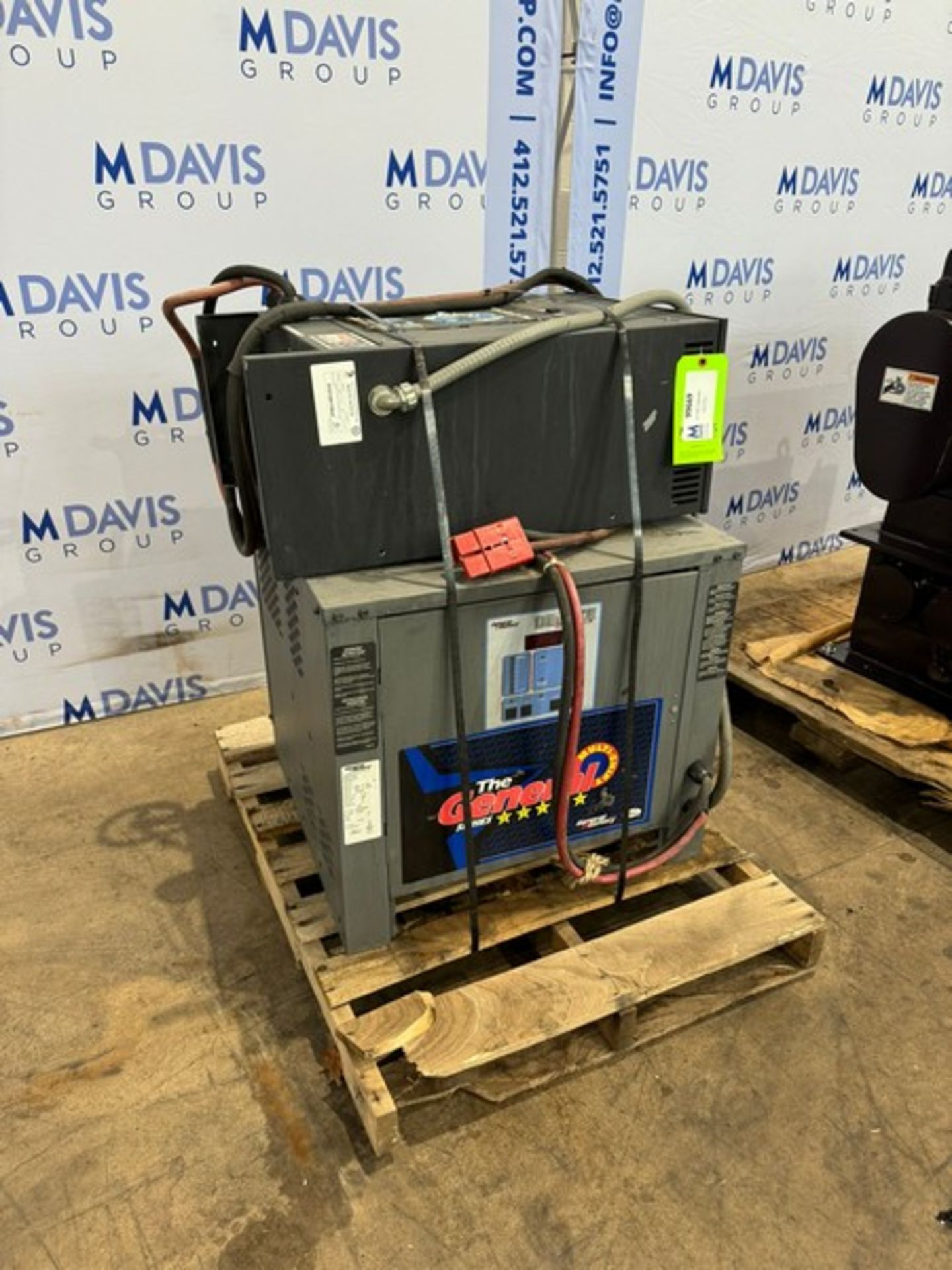 (1) The General Forklift Battery Charger, M/N MX3-12-865, S/N FF14045, with Red Connection (1) - Bild 10 aus 15