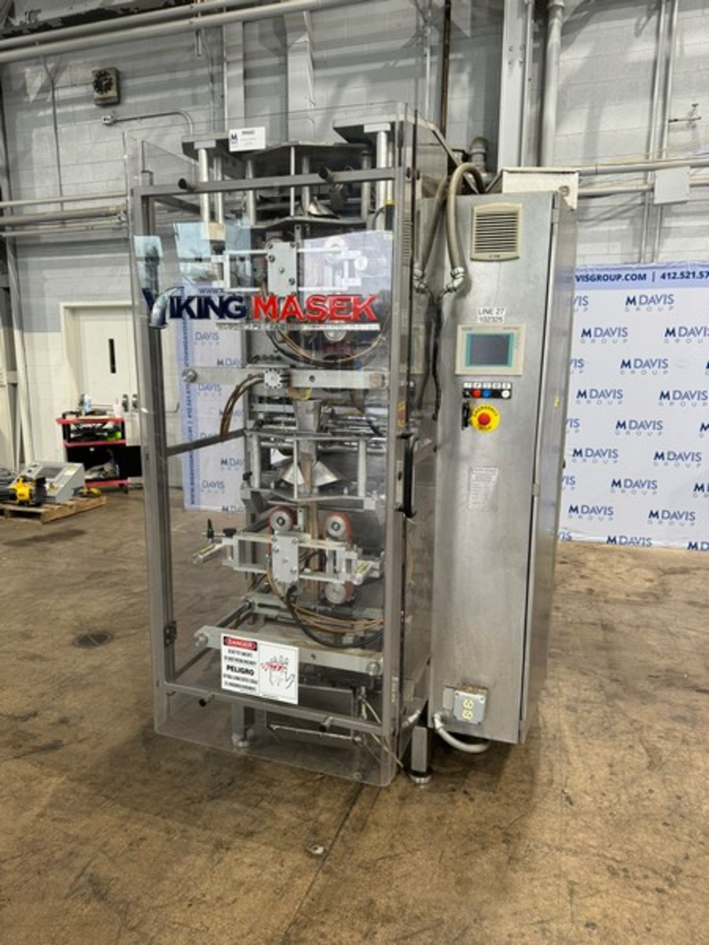 2013 Viking Masek Global Packaging Technologies VFFS, Type M250 BiB, S/N 2490, 230 Volts, 1 Phase(