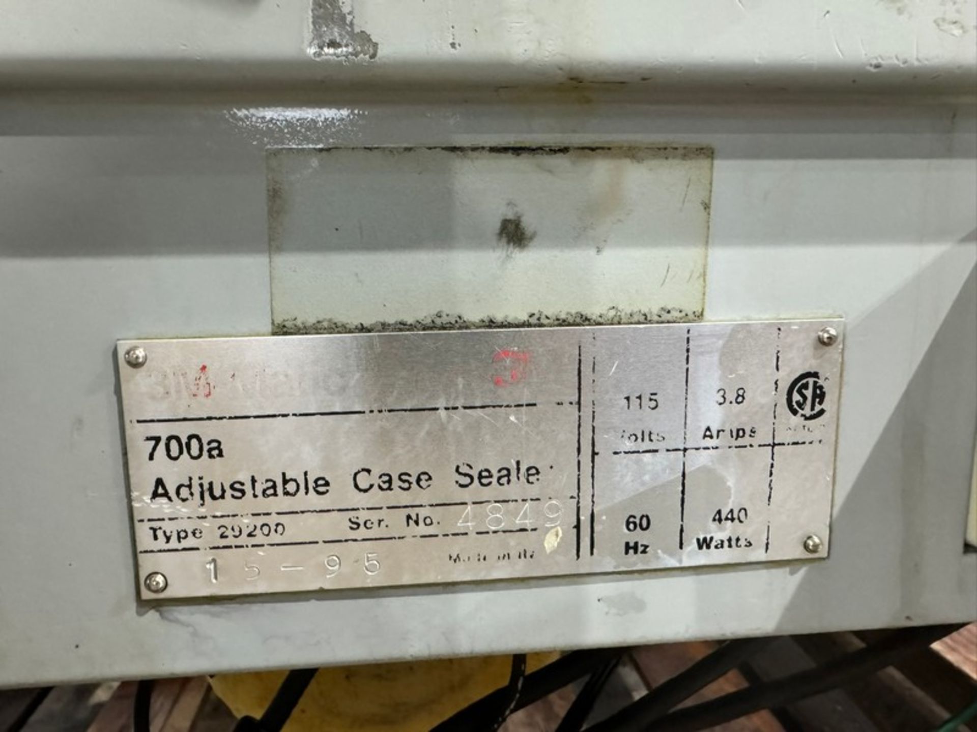 3M-Matic Top & Bottom Adjustable Case Sealer, Type: 29200, S/N 4849, 115 Volts (INV#99683) ( - Image 4 of 9