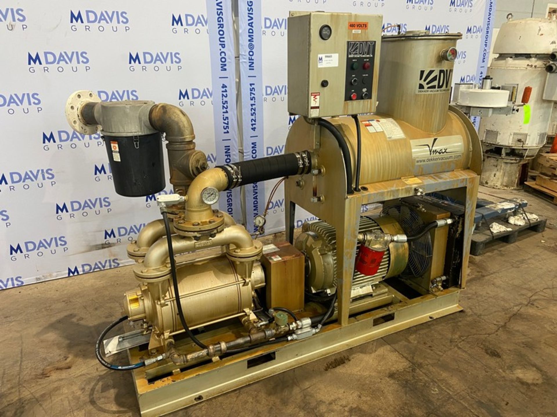 2003 Dekker Vmax 40 hp Vacuum Pump, M/N VMX0553KA1-00, S/N E17351, 230/460 Volts, 3 Phase (INV# - Image 4 of 17