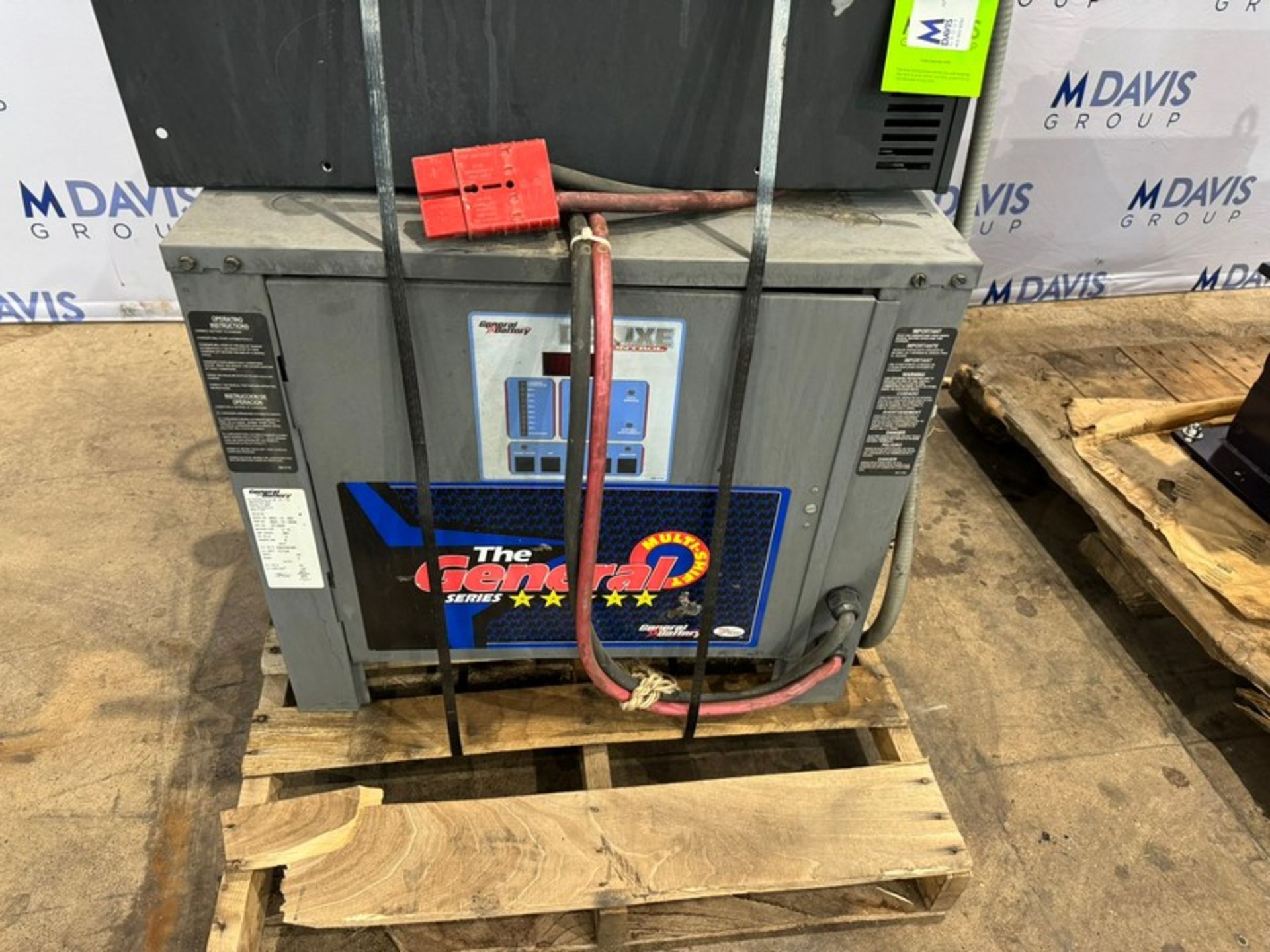 (1) The General Forklift Battery Charger, M/N MX3-12-865, S/N FF14045, with Red Connection (1) - Bild 4 aus 15